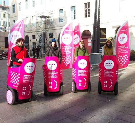 Mobilboard est présent pour l'ouverture de Marseille-Provence 2013 !